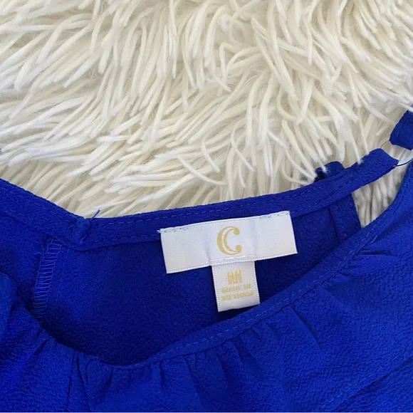 Charming Charlie Strappy Blue Tank Gop - Picture 3 of 3